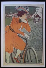 Legia Belgian Bicycles & Automobiles Brussels Vintage Poster 1973 Print Repro picture