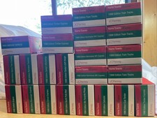 Vintage 1998 JCPenney Home Towne Express Train Set-NIB 17 Cars + 5 Track Boxes picture