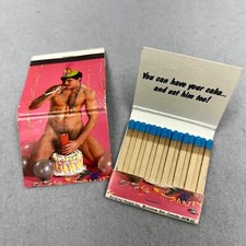 Vintage Beefcake Matchbook “Birthday Gift” - 1983 - Chippendale Style picture