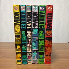 AKIRA Complete 6 Volume Set 1st Print Edition Otomo Kodansha KC Deluxe Manga picture