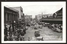 RPPC Calle Comercio, Maracaibo Venezuela, Busy Street Scene Real Photo Postcard picture