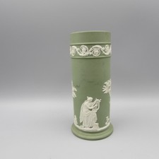 Wedgwood England China CELADON JASPERWARE  Spill Vase picture