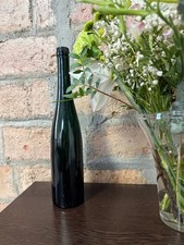 Antique c.1915 Blue Glass Rheinflöte Rhine Wine Bottle 35cm Rare Color picture
