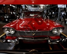 1957 Birth of Christine - 1958 Plymouth Fury On Detroit Assembly Line 8x10 Photo picture