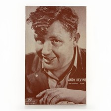 Andy Devine actor comic cowboy sidekick arcade card antique Postcard 1930’s picture