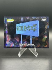 2025 Topps Chrome Sapphire SpongeBob #127 Rock Bottom Black /10 picture