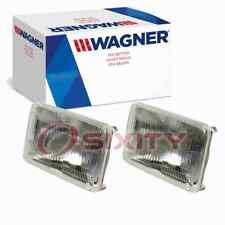2 pc Wagner High Beam Headlight Bulbs for 1976-1992 Chevrolet Bel Air Blazer ig picture