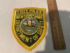 New Hampshire State Police collectable Patch Full Size and New picture