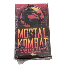 1994 Classic Games Mortal Kombat Trading Cards Factory Sealed Box 36 Packs picture