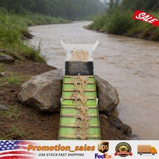 27pcs Set Gold Panning Kit With Sluice Box 50
