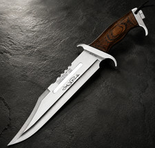 Rambo III Authentic Bowie Knife Licensed Signature Edition Fixed Blade Combat picture