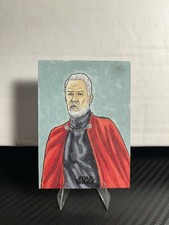 2023 Topps Chrome Star Wars Count Dooku Sketch Card Emre Varlibae 1/1 Scale picture
