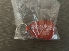 Vintage B&B Motors Belle Plaine Iowa Unopened Plastic Keychain picture