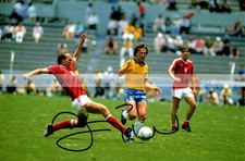 Zico Footballer Brazil Signed 7.5 x 5 Photograph **With COA** picture