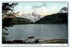 1931 View Of Redfish Lake Sawtooth Mountains Idaho ID Posted Vintage Postcard picture