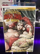 John Carter Warlord of Mars #1 J.G. Jones Variant 1st Print Singed By J.G Jones picture