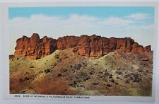 Wyoming Picturesque Rock Formations Vintage White Border Postcard S59 picture