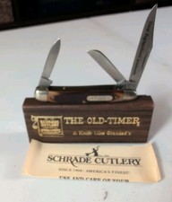 Vintage Schrade 108OT Old Timer Dow Agricultural Products Knife USA Box Papers picture