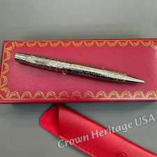 CARTIER Santos de Cartier Rare Limited Edition Collectible Ballpoint Pen w/ box picture