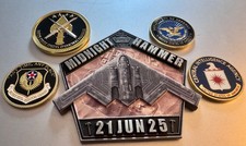 OPERATION MIDNIGHT HAMMER USSOCOM DOD CIA USAFSOC Challenge Coin Collection Set picture