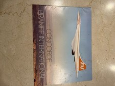 Rare Vintage 1979 Braniff  Int. Concorde Inagural Brochure & Photo Print Lot picture