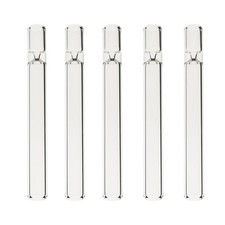 40-piece Thick Pyrex Glass Chillum Tobacco Pipe, Smoking pipe, Smooth Hitter picture