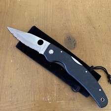 Discontinued/Rare Spyderco Renegade C23GP Folding Knife GIN-1 Blade-USA🇺🇸 picture