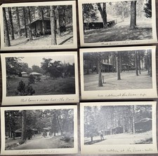 1908 6 Orig. Photos: The Pines Resort Yosemite CA Cabins, Dance Hall, Clubhouse picture