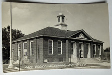 c1940s RPPC Post Office Hinsdale Illinois LL Cook Photo Postcard picture
