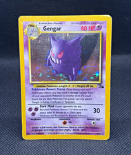 Fossil Gengar 5/62 Holo Card 1999 Wizards English picture