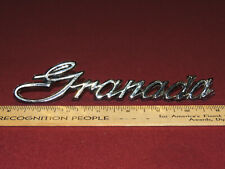 OEM Ford Granada Emblem Tag Ornament, Metal picture