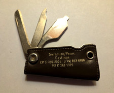 Vintage Syracuse Penn Castings Advertising Pocket Tool – 3-Blade Folding Tool picture