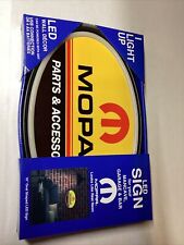 Mopar 16” Oval Shaped LED Sign - Looks Like Real Neon picture