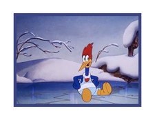 Vintage 1940's Woody Woodpecker Fridge / Toolbox Magnet picture
