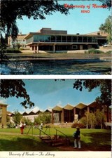 2~4X6 Postcards NV, Reno UNIVERSITY OF NEVADA Jot Travis Student Union & Library picture