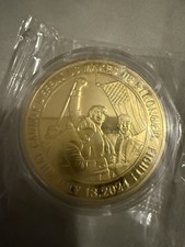 President Donald J Trump Gold Plated “Fight” Coin (the Butler, PA Incident picture