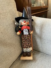 Handmade Nutcracker Witch by Steinbach Volkskunst-Aus Hohenhameln- W. Germany picture