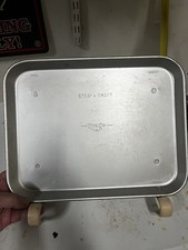 Vintage Steak N Shake Metal Tray For Outside In Car Dining picture