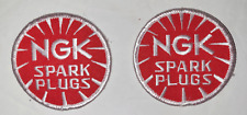 NGK SPARK PLUGS PATCH 2x RACING HIGH PERFORMANCE MOTO GP CROSS MOTORCYCLE picture