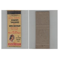 Matchbook Cover Apache Hotel Las Vegas NV picture