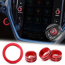 4Pcs Knob Cover for Subaru Crosstrek Impreza 2024-2026 Accessories, 2025-2026 Fo picture