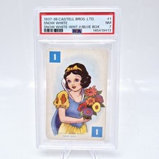 1937 Castell Bros Disney Snow White #1 PSA 7 Blue Square Rookie Card picture