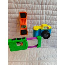 Vintage 1991 McDonald's Happy Meal Search Team Pretend Play Toys Lot of 3 picture