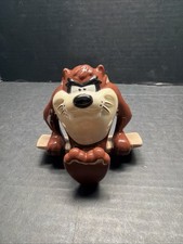 Vintage 1998 WB Tasmanian Devil Figurine Wall Hook Used picture