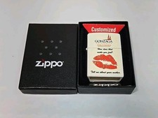 Vintage Zippo Lighter Custom Gonzaga University New In Box USA - BB picture