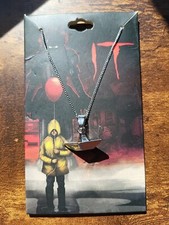 Stephen King IT SS Georgie Paper Boat Necklace Bioworld NEW HORROR HALLOWEEN  picture
