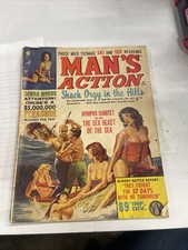 Man's Action Magazine July 1964 Vol.5 Shack Orgy In The Hills picture