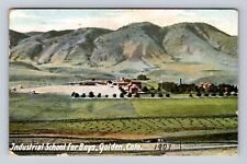 Golden CO-Colorado, Industrial School for Boys, Vintage c1907 Souvenir Postcard picture