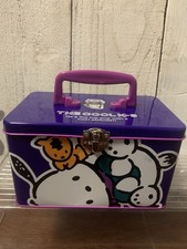Vintage 1996 Sanrio Purple Pochacco The Cool K-9 Tin Case/Lunch Box -School picture