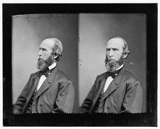 Photo:Hon. J.W. Easby Portrait 1870s Bearded Man Cabinet Card picture